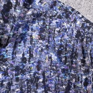 Robert Graham Mens Shirt Small Watercolor Abstract Geometric Art Galaxy Classic